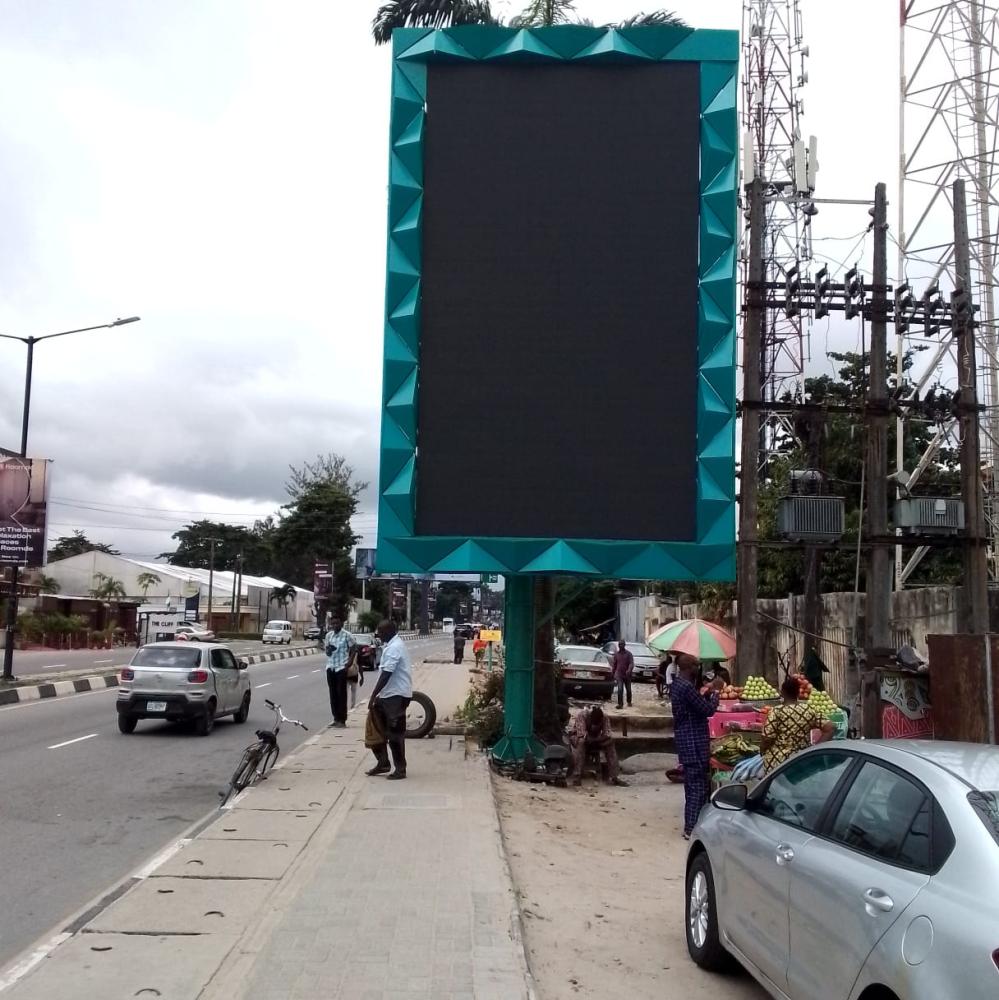 Double Sided Unipole Billboard at Ahmadu Bello Way, Victoria Island