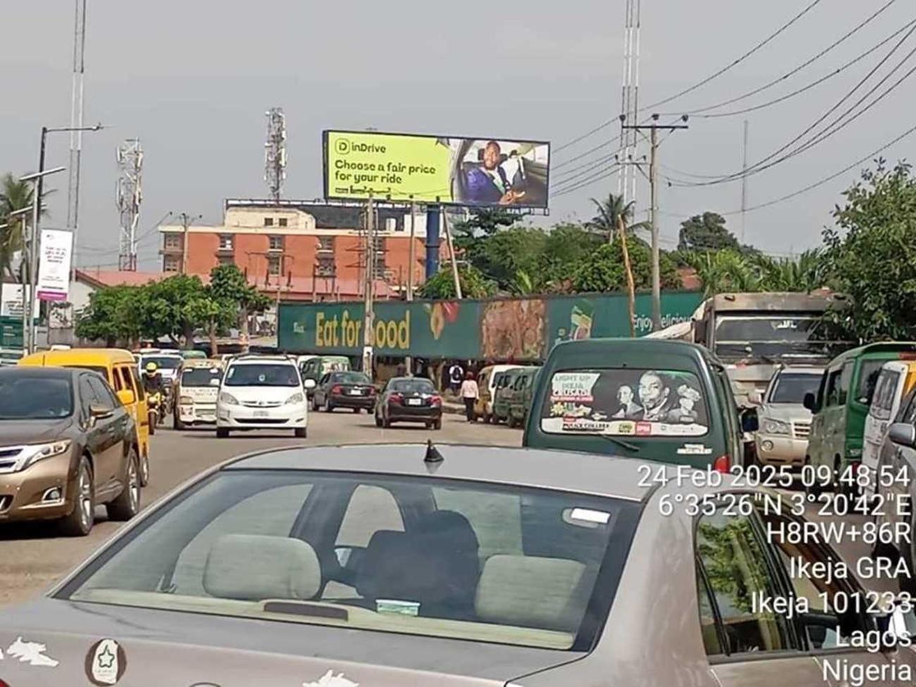UNIPOLE AT OBA AKINJOBI OPPOSITE LASUTH, IKEJA LAGOS FTT/FTF MM1/MM2, LASUTH, UNDER BRIDGE/COMPUTER VILLAGE,
